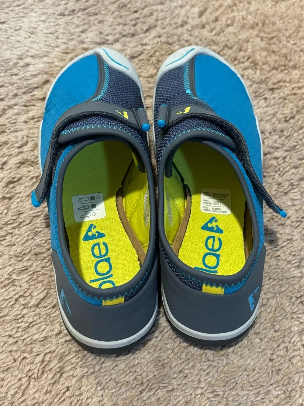 Plae Cam Mesh Kids Slip-On Athletic Water Shoes size 4